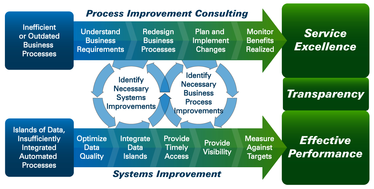 Trans Wolrd Health Services Process and Systems improvement diagram